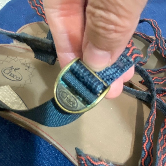 CHACO Diana Strappy Sandals Pulse Eclipse Outdoor Sport - Womens Size US 10 - Picture 2 of 6